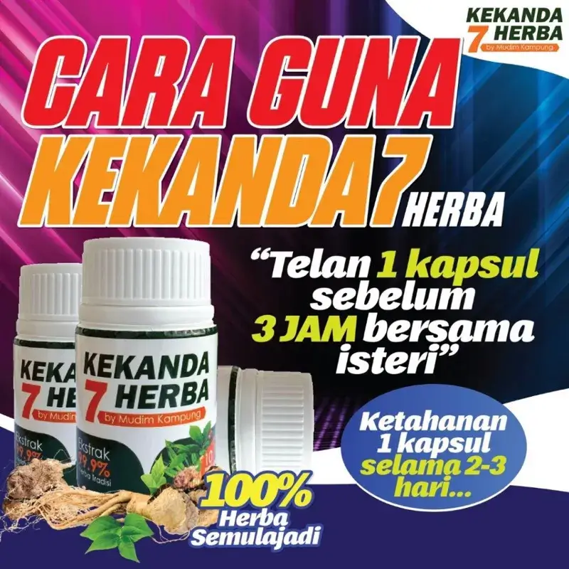 ubat kuat kekanda 7 herba

